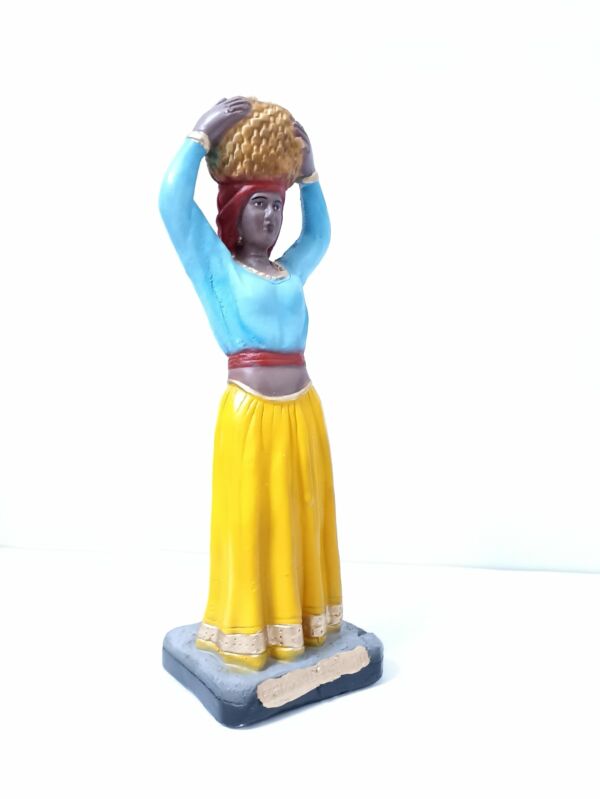 IMAGEM GESSO BAIANA DO BALAIO 25 CM - Imagem 2
