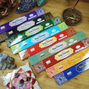 INCENSO NAG CHAMPA MASSALA INDIANO VÁRIOS AROMAS DARSHAN
