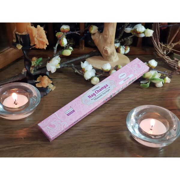 INCENSO NAG CHAMPA MASSALA INDIANO VÁRIOS AROMAS DARSHAN - Image 2