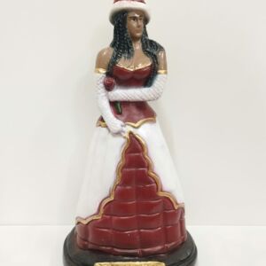 IMAGEM EM GESSO POMBO GIRA DO CABARÉ ROUPA BRANCA 24CM