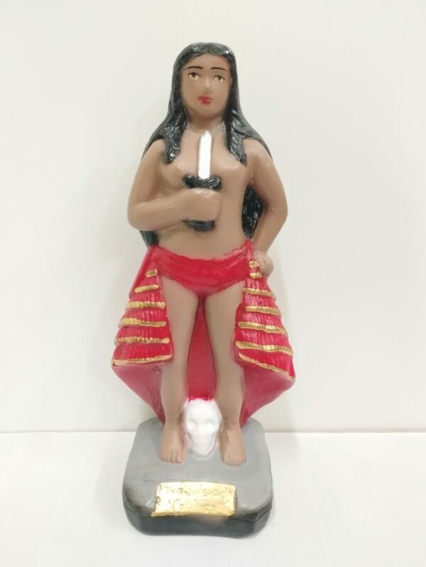 IMAGEM EM GESSO POMBO GIRA MARIA QUITÉRIA DA CALUNGA 21 CM - PAULISTA MODELO 001
