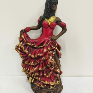 IMAGEM EM GESSO POMBO GIRA SETE SAIAS 25CM