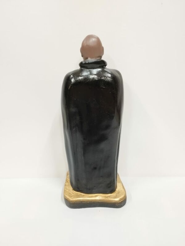 IMAGEM EM GESSO EXU DO OURO ROUPA PRETA 21CM - Imagem 3