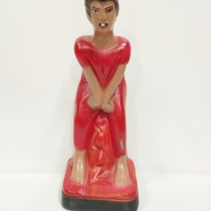 IMAGEM EM GESSO EXU TIRIRI 20 CM - MODELO 001