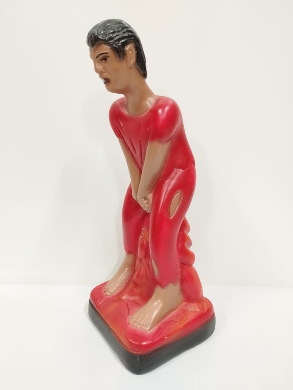 IMAGEM EM GESSO EXU TIRIRI 20 CM - MODELO 001 - Imagem 2