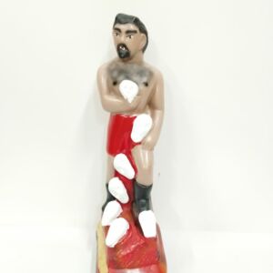 IMAGEM EM GESSO EXU SETE CAVEIRAS 21 CM - MODELO 001