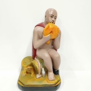 IMAGEM EM GESSO EXU MATANÇA  17 CM