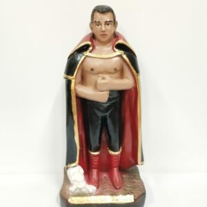 IMAGEM EM GESSO EXU REI DAS TREVAS 23CM