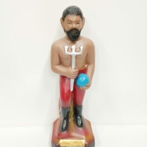 IMAGEM EM GESSO EXU MARÉ 22 CM