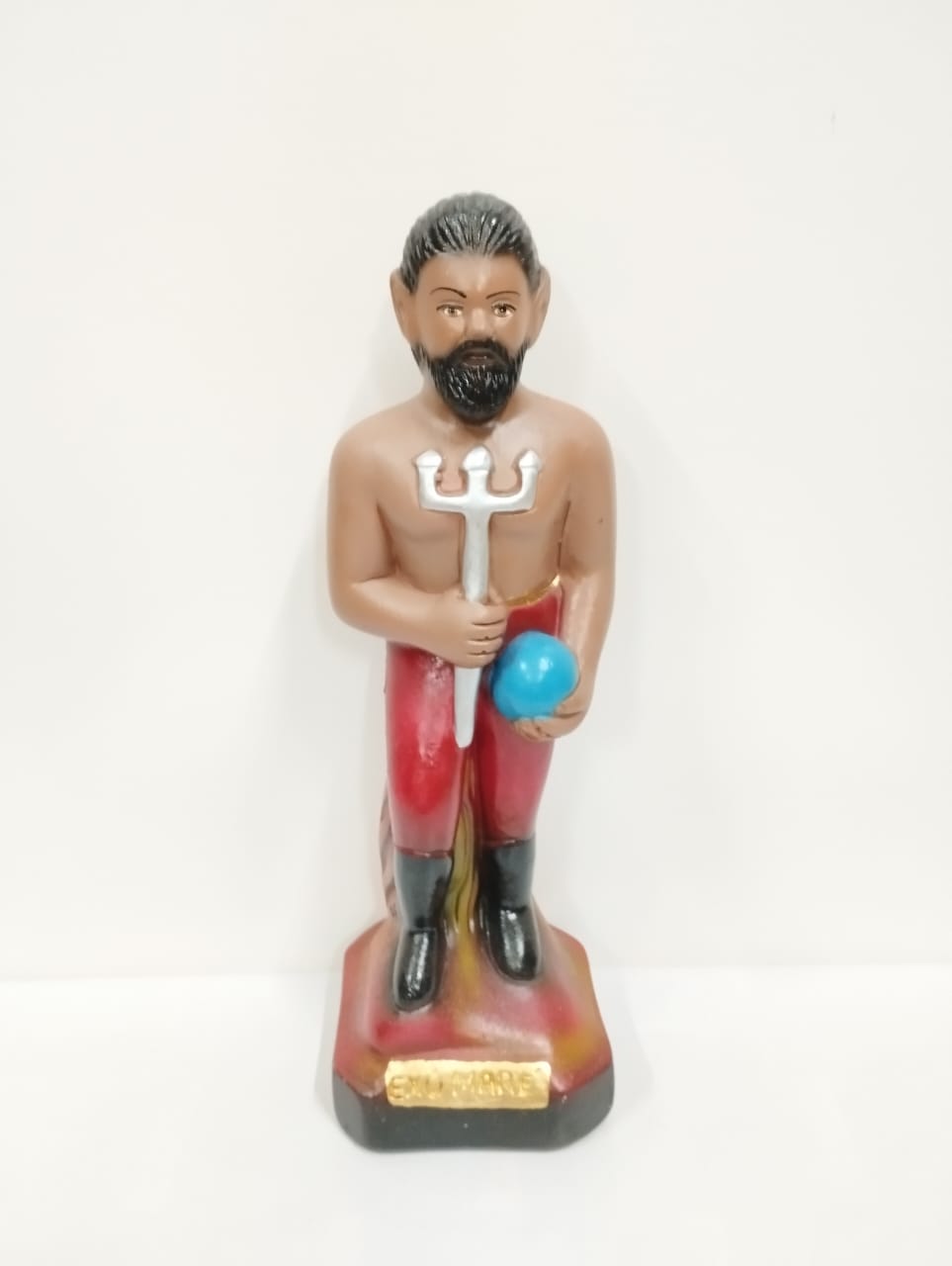 IMAGEM EM GESSO EXU MARÉ 22 CM
