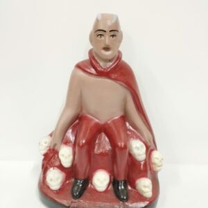 IMAGEM EM GESSO EXU SETE CAVEIRAS 15CM - MODELO 002