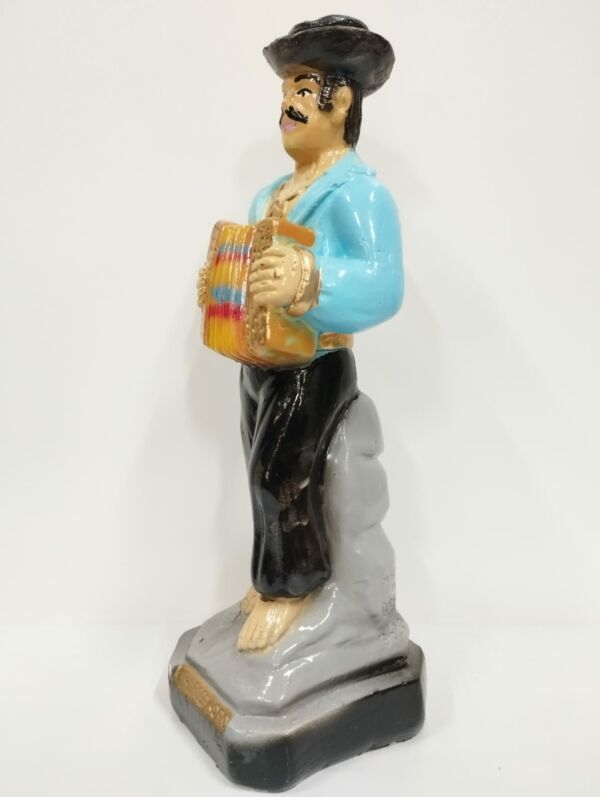 IMAGEM EM GESSO CIGANO ALESSANDRO 22CM - PAULISTA - Imagem 2