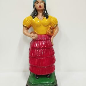 IMAGEM GESSO BAIANA MARIA QUITERIA 22CM - PAULISTA