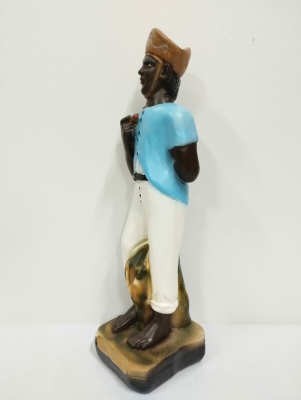 IMAGEM EM GESSO BAIANO MANÉ BAIANO 20,5 CM - PAULISTA - Imagem 2