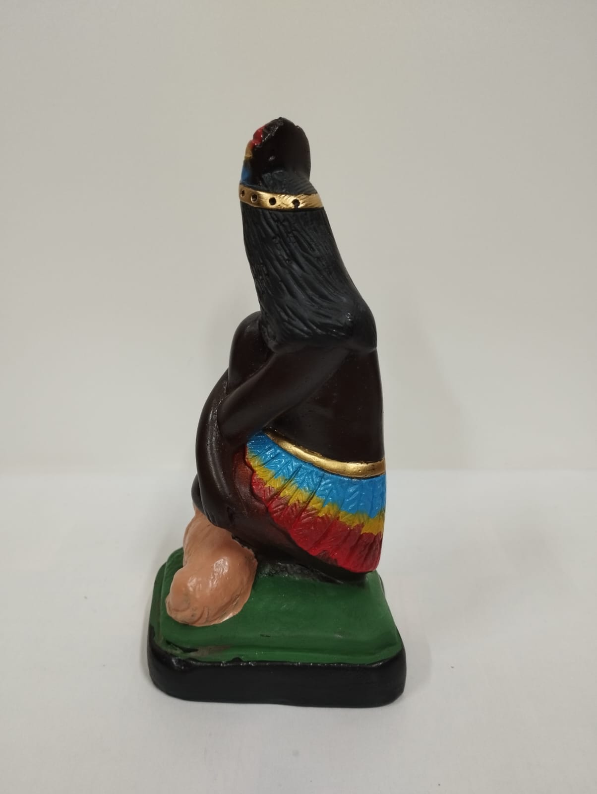 IMAGEM EM GESSO CABOCLA JUREMA 15CM - Imagem 3