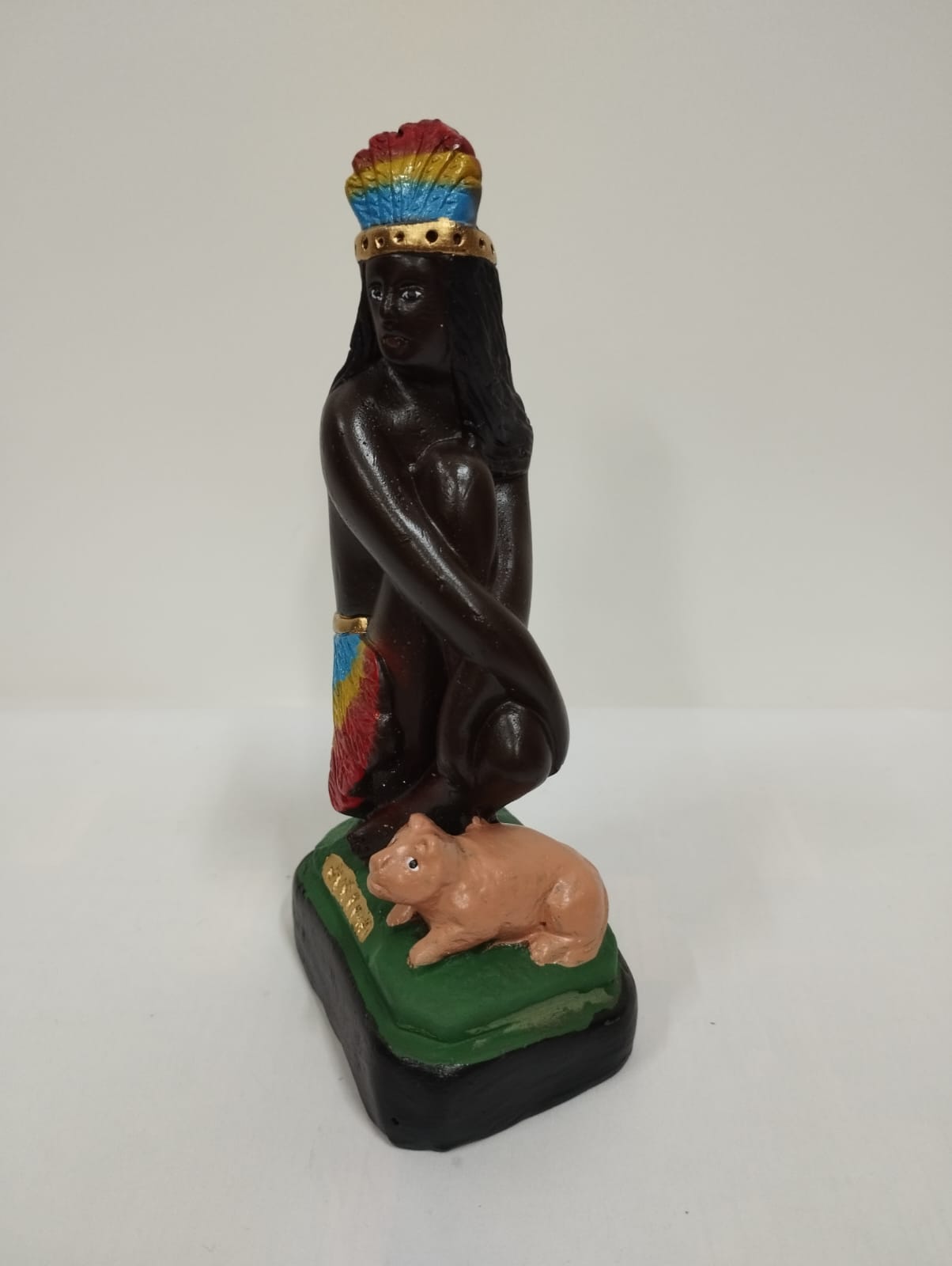 IMAGEM EM GESSO CABOCLA JUREMA 15CM