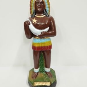IMAGEM EM GESSO CABOCLO LUA 22CM