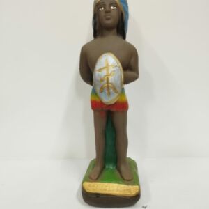 IMAGEM EM GESSO CABOCLO DO FOGO MODELO 001 20CM - PAULISTA