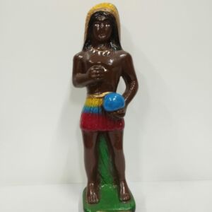 IMAGEM EM GESSO CABOCLO GIRA MUNDO 20 CM - PAULISTA