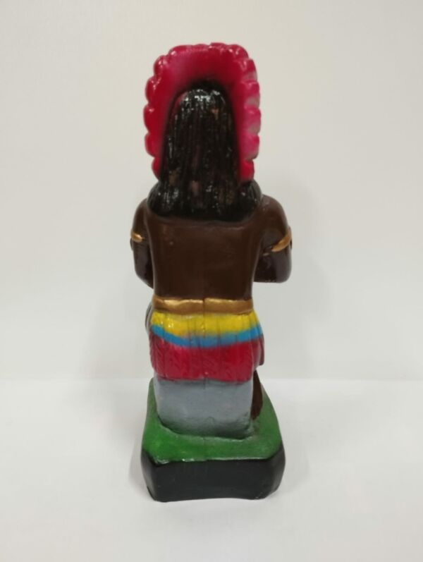 IMAGEM EM GESSO CABOCLO QUEBRA DEMANDA 19CM - PAULISTA - Imagem 3
