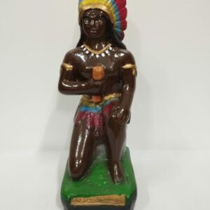 IMAGEM EM GESSO CABOCLO QUEBRA DEMANDA 19CM - PAULISTA