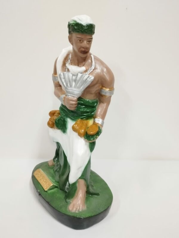 IMAGEM EM GESSO ORIXÁ OSSAIN 22CM - Image 2