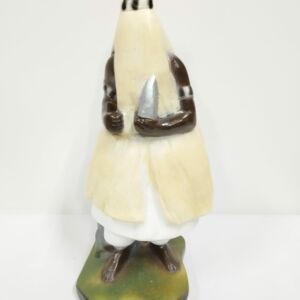 IMAGEM EM GESSO ORIXÁ OBALUAÊ MODELO 003 23 CM