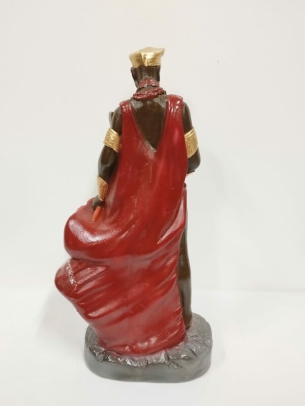 IMAGEM EM GESSO ORIXÁ IANSÃ 24 CM - Imagem 3
