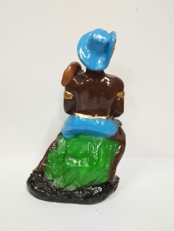 IMAGEM EM GESSO ORIXÁ LOGUM EDÉ 21CM - PAULISTA - Imagem 3