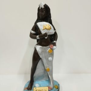 IMAGEM EM GESSO ORIXÁ IEMANJÁ MODELO 008 23CM