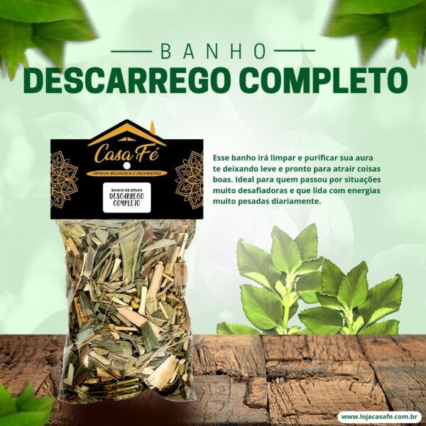 BANHO DE ERVAS DESCARREGO COMPLETO 25G - CASA FÉ - Image 2