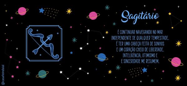 XICARA DE PORCELANA 325ML SIGNO SAGITARIO REF0010 - CASA FÉ - Image 2