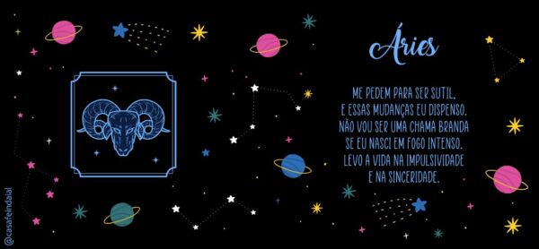 XICARA DE PORCELANA 325ML SIGNO ARIES REF0002 - CASA FÉ - Image 2