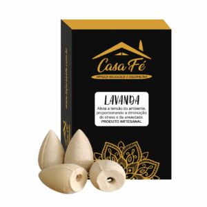 INCENSO CASCATA LAVANDA CX C/12 - CASA FÉ