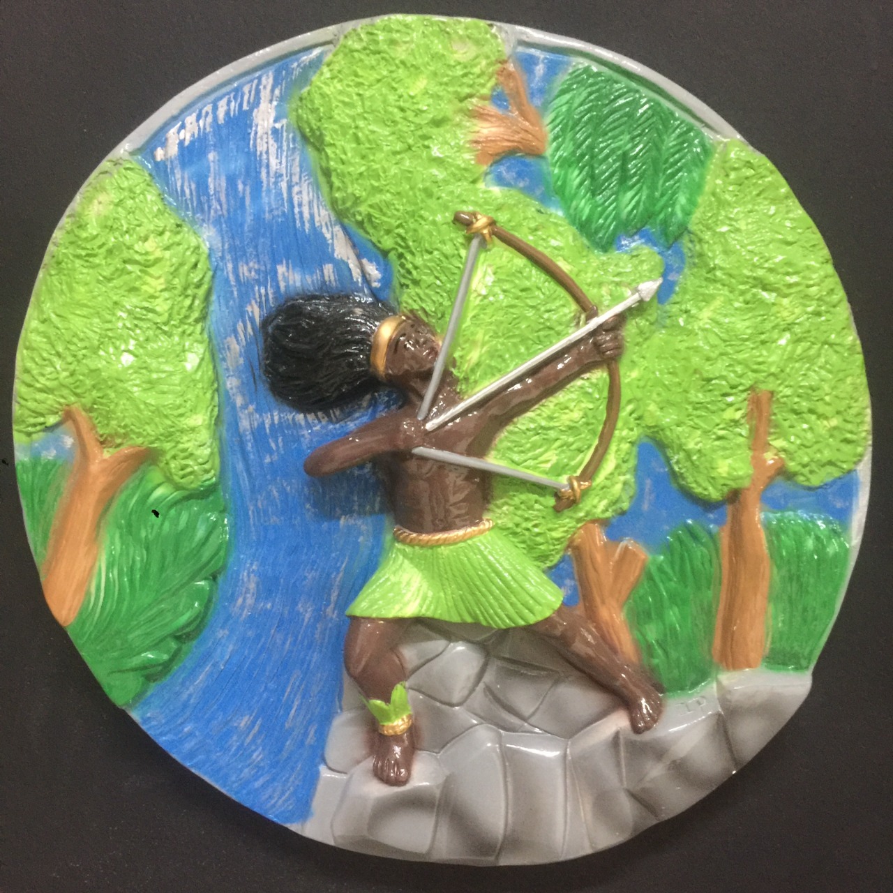 MANDALA ORIXÁ OXOSSÍ 30 CM