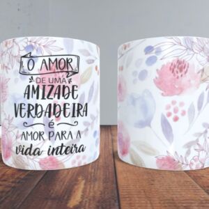 XICARA DE PORCELANA 325ML REF0033 - CASA FÉ
