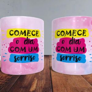 XICARA DE PORCELANA 325ML REF0037 - CASA FÉ