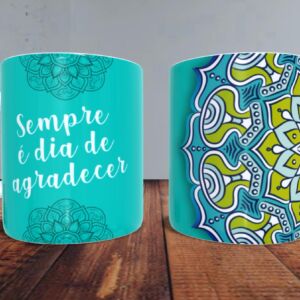 XICARA DE PORCELANA 325ML REF0041 - CASA FÉ