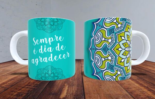XICARA DE PORCELANA 325ML REF0041 - CASA FÉ
