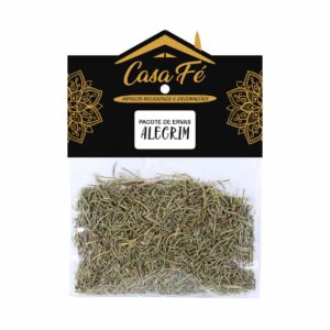 PACOTE DE ERVAS ALECRIM 20G - CASA FÉ