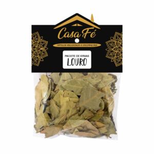 PACOTE DE ERVAS FOLHAS DE LOURO 5G - CASA FÉ