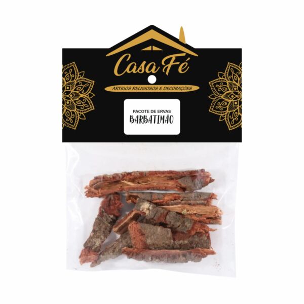 PACOTE DE ERVAS BARBATIMÃO 25G - CASA FÉ