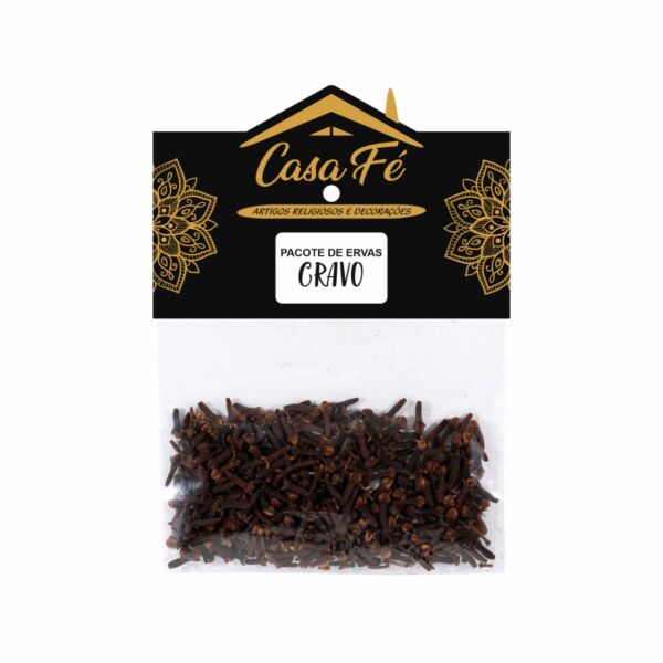 PACOTE DE ERVAS CRAVO 15G - CASA FÉ