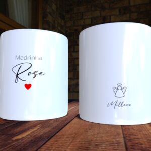 XICARA DE PORCELANA 325ML MADRINHA REF0100 - CASA FÉ