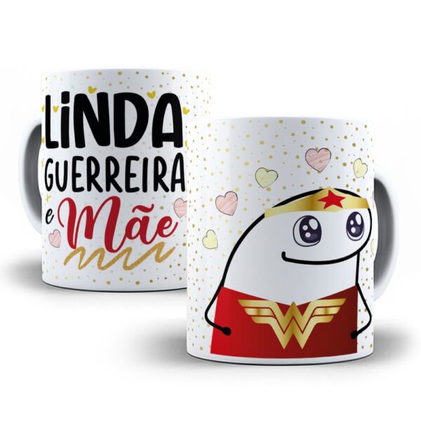 XICARA DE PORCELANA 325ML FLORK DIA DAS MÃES REF0129 - CASA FÉ - Image 2