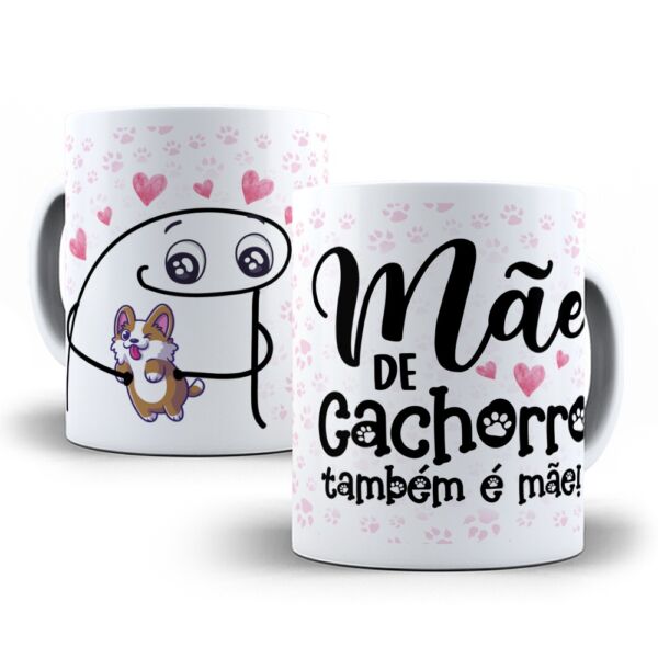 XICARA DE PORCELANA 325ML FLORK DIA DAS MÃES REF0136 - CASA FÉ - Image 2