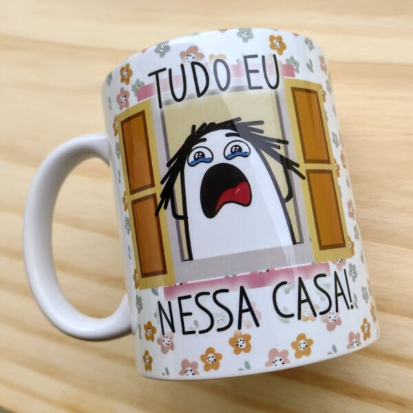 XICARA DE PORCELANA 325ML FLORK DIA DAS MÃES REF0142 - CASA FÉ - Imagem 3