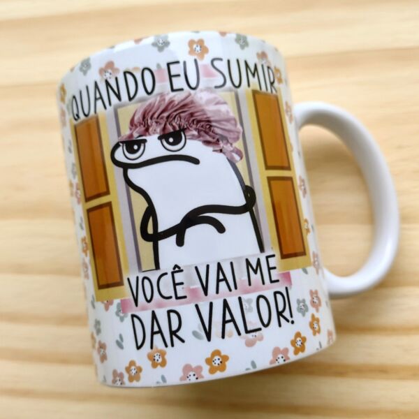 XICARA DE PORCELANA 325ML FLORK DIA DAS MÃES REF0142 - CASA FÉ - Imagem 4