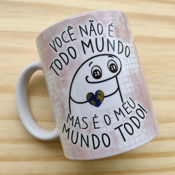 XICARA DE PORCELANA 325ML FLORK DIA DAS MÃES REF0140 - CASA FÉ - Imagem 3