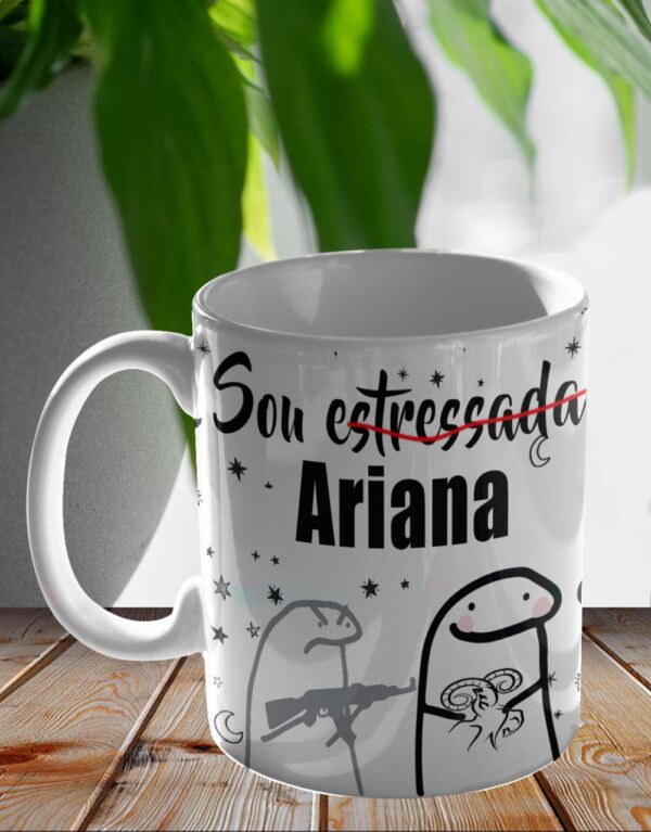 XICARA DE PORCELANA 325ML FLORK SIGNO ARIES REF0144 - CASA FÉ - Image 2